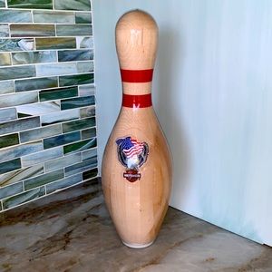 AMF regulation rare Harley-Davidson bowling pin